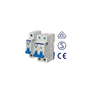 Disjoncteur 10 kA - 2 pôles + neutre Courbe C - 2A à 63A | THERM ELEC